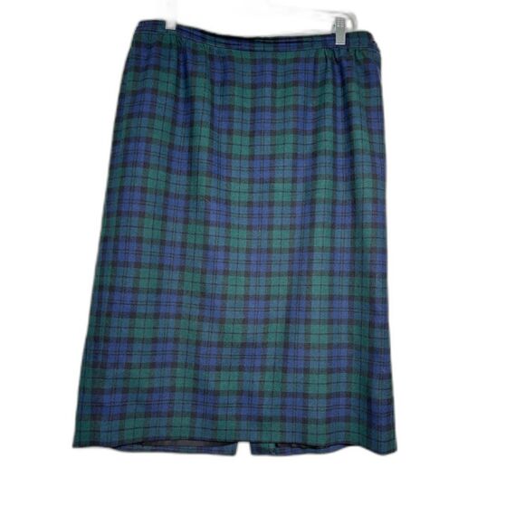 Pendleton Dresses & Skirts - Pendleton Skirt Women's size 14W Wool Tartan Plaid Midi Knee Length Work Holiday